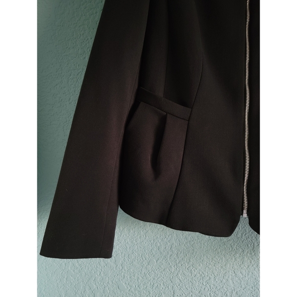 H&M | Zip-Up Collarless Blazer Jacket - Picture 5 of 10